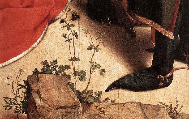 GOES, Hugo van der Monforte Altarpiece (detail) oil painting image